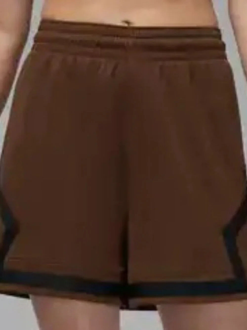 NIKE JORDAN Diamond Shorts in Cacao/Black Sz MEDIUM